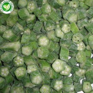 60~90mm 및 80~100mm 등급의 IQF Whole Okra
